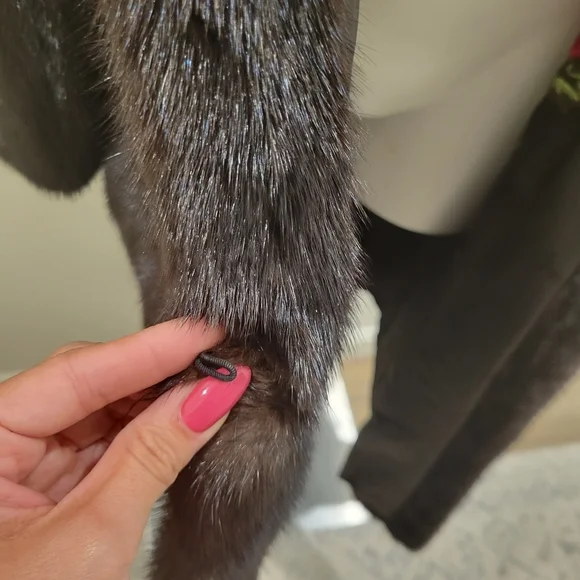 NATURAL Female Mahogany Full Length Mink Coat - Picture 10 of 14